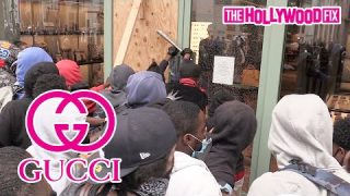 George Floyd Protesters Break In Gucci To Loot The Store On Rodeo Drive In Beverly Hills 5.30.20